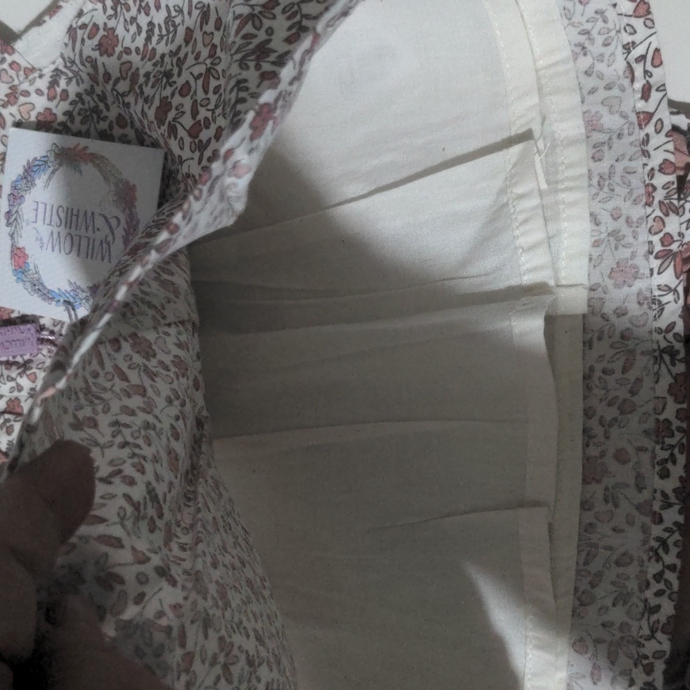 Willow & Whistle Baby Girl Floral  Top and Bloomers Set. Size 3 Months NWT - Picture 8 of 8